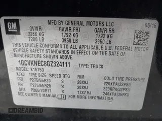 2016 Chevrolet Silverado 1500 LS with VIN 1GCVKNEC8GZ324111, listed as a IAAI auction lot 41620480 with 139,548 mi miles. Bid and sale history available at carsss.com. Image 9.