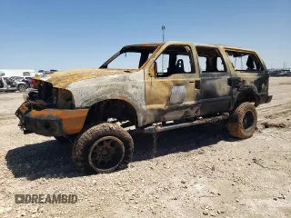 2000 Ford Excursion Limited с VIN 1FMSU43F8YED84513, выставлен на аукционе Copart как лот 55089975 с пробегом Не указан миль и На запчасти • Non repairable. История ставок и продаж доступна на DreamBid. Изображение 1.