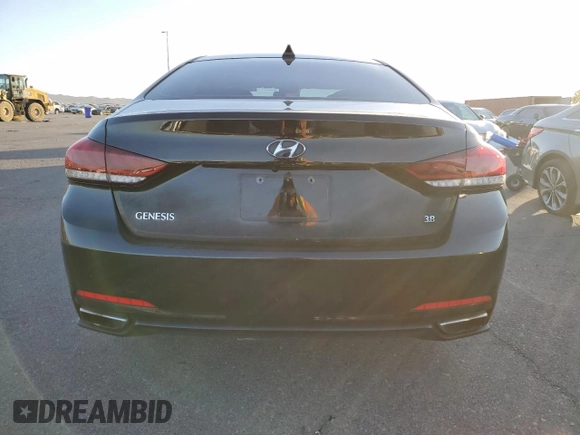 2016 Hyundai Genesis 3.8L with VIN KMHGN4JEXGU119013, listed as a Copart auction lot 76610294 with 171,819 mi miles and Clean Title. Bid and sale history available at carsss.com. Image 6.