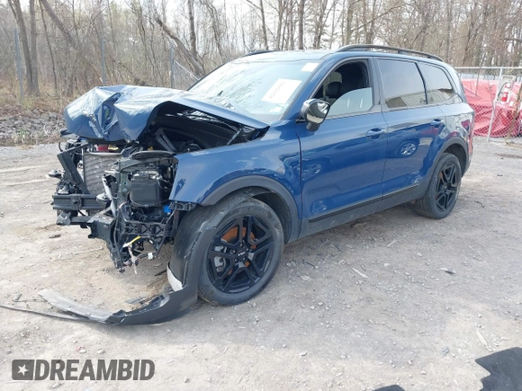 2024 Kia Telluride EX X-Line with VIN 5XYP3DGC7RG468876, listed as a IAAI auction lot 42122622 with 29,416 mi miles and . Bid and sale history available at DreamBid. Image 2.