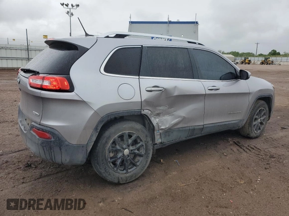 2018 Jeep Cherokee Latitude with VIN 1C4PJMCB8JD523356, listed as a Copart auction lot 58819505 with 107,182 mi miles and Salvage title. Bid and sale history available at DreamBid. Image 3.