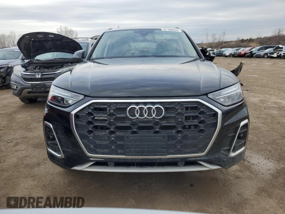 2024 Audi Q5 S line Premium Plus with VIN WA1E2AFY3R2129672, listed as a Copart auction lot 47786635 with Not provided miles and Salvage title. Bid and sale history available at DreamBid. Image 5.