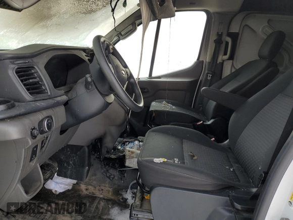 2023 Ford Transit Cargo with VIN 1FTBR2YG7PKA55474, listed as a Copart auction lot 45338615 with Not Provided miles and Salvage Title. Bid and sale history available at DreamBid. Image 7.