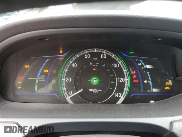 2015 Honda Accord Touring with VIN 1HGCR6F73FA013212, listed as a Copart auction lot 58341045 with 183,225 mi miles and Salvage title. Bid and sale history available at DreamBid. Image 9.