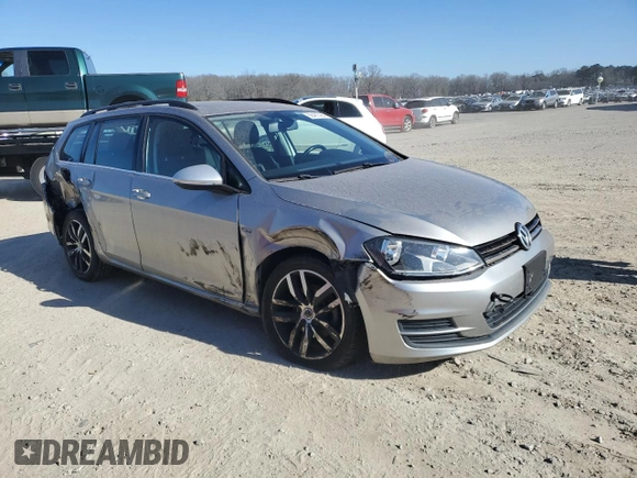 2016 Volkswagen Golf SportWagen TSI S with VIN 3VWC17AU2GM519057, listed as a Copart auction lot 86487484 with 5,740 mi miles and Salvage Title. Bid and sale history available at carsss.com. Image 4.