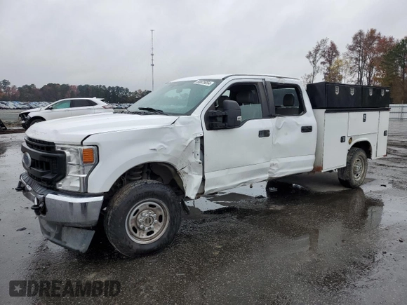 2020 Ford Super Duty F-250 SRW XL with VIN 1FD7W2B60LEC25189, listed as a Copart auction lot 80825054 with 0 mi miles and Salvage Title. Bid and sale history available at carsss.com. Image 1.