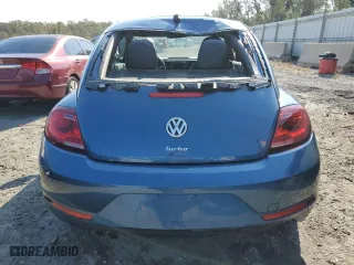 2018 Volkswagen Beetle S with VIN 3VWFD7AT4JM700857, listed as a Copart auction lot 76125604 with 75,560 mi miles and Salvage Title. Bid and sale history available at carsss.com. Image 6.