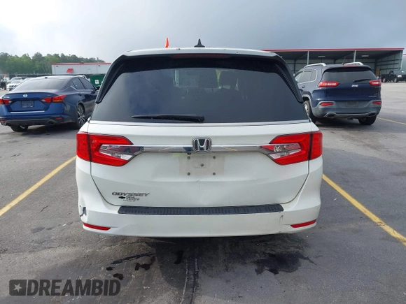 2019 Honda Odyssey EX-L with VIN 5FNRL6H70KB083596, listed as a IAAI auction lot 42072667 with 153,087 mi miles and . Bid and sale history available at DreamBid. Image 16.