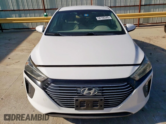 2019 Hyundai Ioniq SEL with VIN KMHC75LCXKU112520, listed as a Copart auction lot 54106345 with 119,965 mi miles and Clean Title. Bid and sale history available at DreamBid. Image 5.