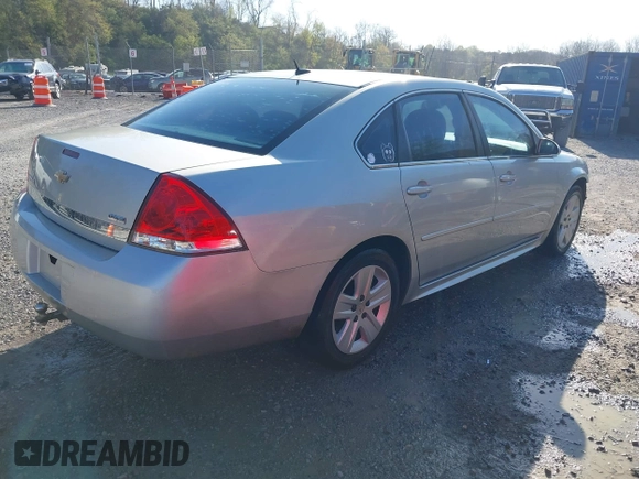 2011 Chevrolet Impala LS Fleet with VIN 2G1WF5EK3B1200399, listed as a IAAI auction lot 42050509 with 135,709 mi miles and . Bid and sale history available at DreamBid. Image 4.