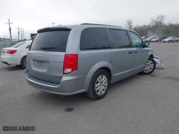 2019 Dodge Grand Caravan SE with VIN 2C4RDGBG2KR547780, listed as a IAAI auction lot 41538829 with 63,667 mi miles. Bid and sale history available at carsss.com. Image 4.