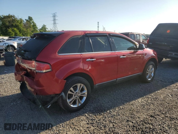 2010 Lincoln MKX with VIN 2LMDJ6JCXABJ27364, listed as a Copart auction lot 52365545 with 140,150 mi miles and Salvage Title. Bid and sale history available at carsss.com. Image 3.