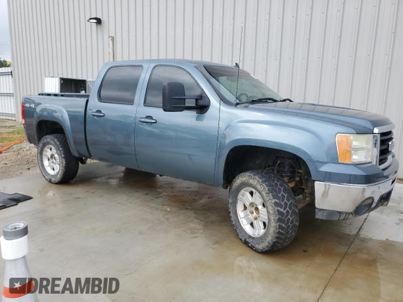 2009 GMC Sierra 1500 with VIN 3GTFK13Y09G265179, listed as a Copart auction lot 51160325 with 334,390 mi miles and Salvage Title. Bid and sale history available at DreamBid. Image 4.