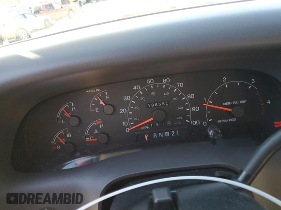 2001 Ford Super Duty F-250 XL with VIN 1FTNX20F11EB60992, listed as a Copart auction lot 88501795 with 136,557 mi miles and Salvage Title. Bid and sale history available at carsss.com. Image 9.