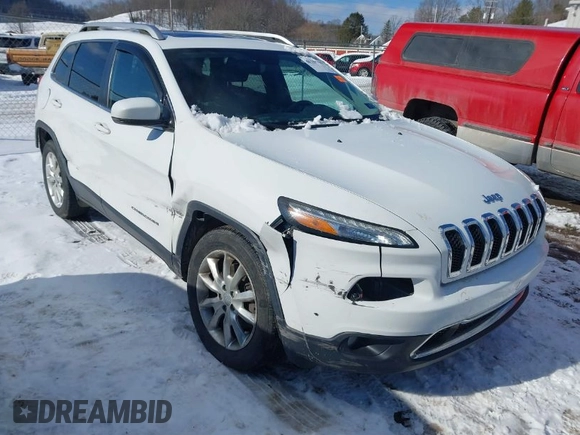 2015 Jeep Cherokee Limited with VIN 1C4PJMDS9FW718151, listed as a IAAI auction lot 41344018 with 124,185 mi miles and . Bid and sale history available at DreamBid. Image 1.