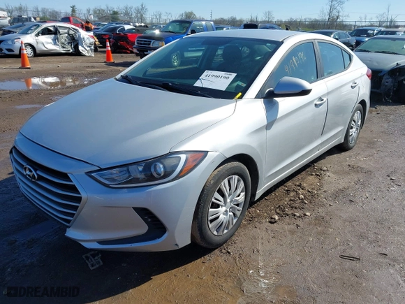 2018 Hyundai Elantra SE with VIN 5NPD74LF7JH261683, listed as a IAAI auction lot 41990190 with 105,763 mi miles. Bid and sale history available at carsss.com. Image 18.