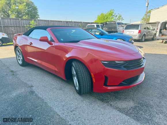 2021 Chevrolet Camaro 1LT with VIN 1G1FB3DS4M0127673, listed as a Copart auction lot 53048105 with 88,857 mi miles and Clean Title. Bid and sale history available at carsss.com. Image 1.