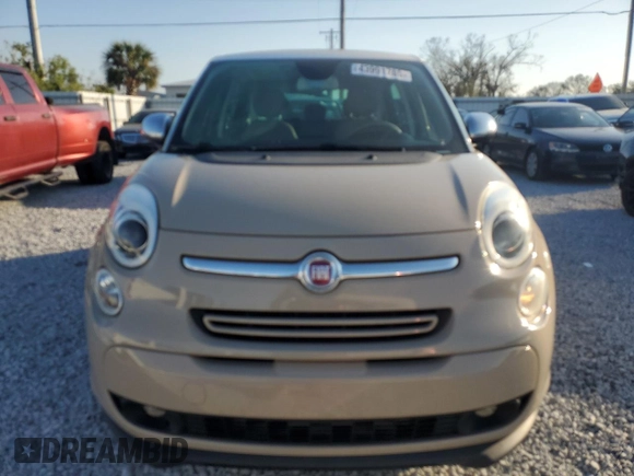 2017 FIAT 500L Lounge with VIN ZFBCFACH5HZ039602, listed as a Copart auction lot 43991785 with 120,918 mi miles and Salvage Title. Bid and sale history available at DreamBid. Image 5.