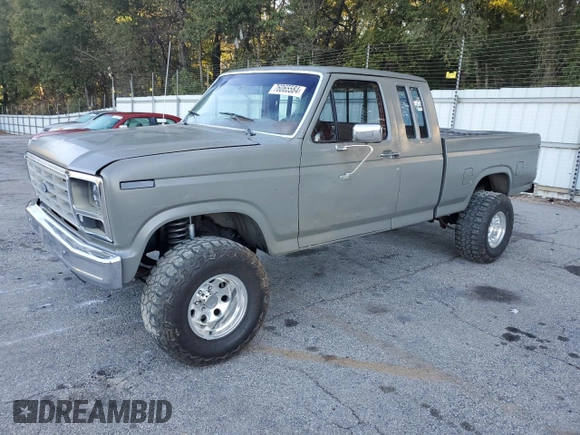 1986 Ford F-150 with VIN 1FTEX15N6GKA13863, listed as a Copart auction lot 76065584 with 203,343 mi miles and Salvage Title. Bid and sale history available at carsss.com. Image 1.