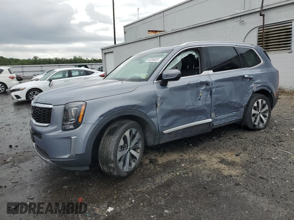 2022 Kia Telluride S with VIN 5XYP6DHC9NG298360, listed as a Copart auction lot 63204025 with 31,704 mi miles and Salvage title. Bid and sale history available at DreamBid. Image 1.