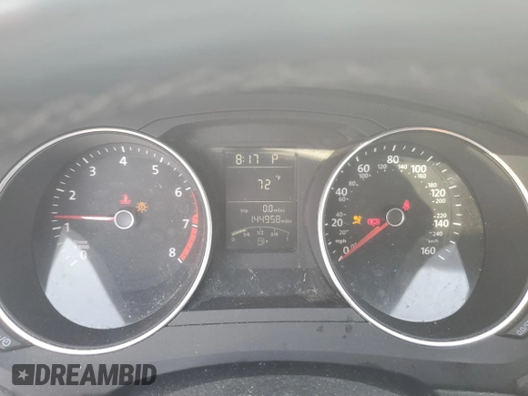 2015 Volkswagen Jetta Sport with VIN 3VWD17AJ8FM346394, listed as a Copart auction lot 59743945 with 144,958 mi miles and Salvage title. Bid and sale history available at DreamBid. Image 9.