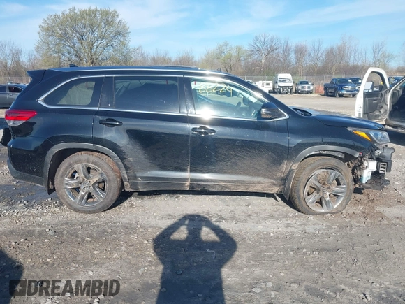 2019 Toyota Highlander Limited with VIN 5TDDZRFH7KS942359, listed as a IAAI auction lot 42188224 with 85,454 mi miles and . Bid and sale history available at DreamBid. Image 14.