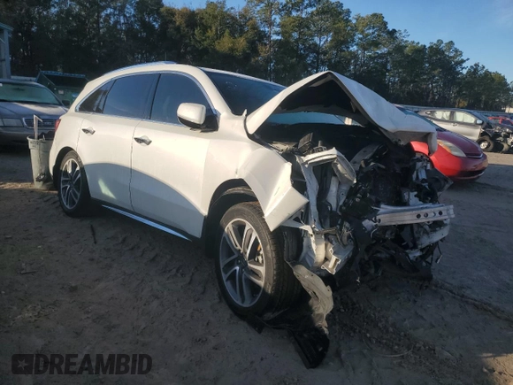 2018 Acura MDX w/Advance/Entertainment Pkg with VIN 5J8YD4H99JL004146, listed as a Copart auction lot 88912875 with 83,376 mi miles and Salvage Title. Bid and sale history available at carsss.com. Image 4.