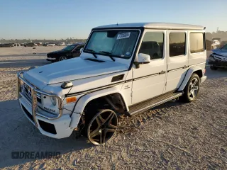 2014 Mercedes-Benz G-Class G 63 AMG with VIN WDCYC7DFXEX216271, listed as a Copart auction lot 77036904 with 59,864 mi miles and Salvage Title. Bid and sale history available at carsss.com. Image 1.