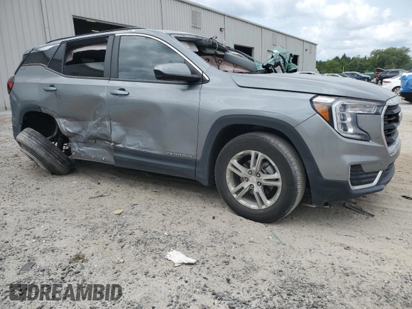2023 GMC Terrain SLE с VIN 3GKALMEGXPL125985, выставлен на аукционе Copart как лот 57793895 с пробегом 49 669 миль миль и На запчасти • Non repairable. История ставок и продаж доступна на DreamBid. Изображение 4.