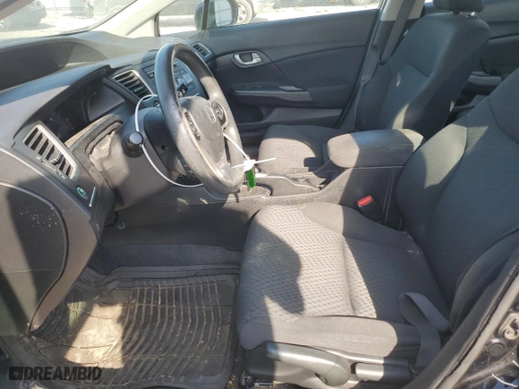 2015 Honda Civic Sedan LX with VIN 19XFB2F58FE103928, listed as a Copart auction lot 49826405 with 91,661 mi miles and Salvage Title. Bid and sale history available at carsss.com. Image 7.