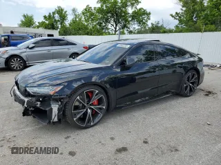 2022 Audi RS 7 z VIN WUAPCBF27NN905150, wystawiony jako Copart lot #55993395 z przebiegiem 30 948 mil mil oraz Szkody całkowita. Historia ofert i sprzedaży dostępna na DreamBid. Obrazek 1.