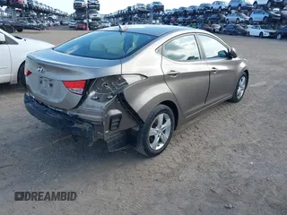 2013 Hyundai Elantra GLS with VIN 5NPDH4AE8DH329985, listed as a IAAI auction lot 42685574 with 55,906 mi miles and . Bid and sale history available at DreamBid. Image 4.