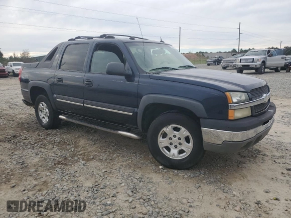 2004 Chevrolet Avalanche Z66 with VIN 3GNEC12T14G328790, listed as a Copart auction lot 75331264 with 287,603 mi miles and Salvage Title. Bid and sale history available at DreamBid. Image 4.