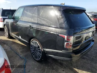 2022 Land Rover Range Rover Westminster with VIN SALGS2RU9NA462500, listed as a Copart auction lot 74475684 with 22,817 mi miles and Non repairable. Bid and sale history available at DreamBid. Image 2.