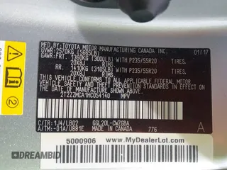 2017 Lexus RX 350 с VIN 2T2ZZMCA1HC054140, выставлен на аукционе IAAI как лот 42311201 с пробегом 112 522 миль миль и . История ставок и продаж доступна на DreamBid. Изображение 9.