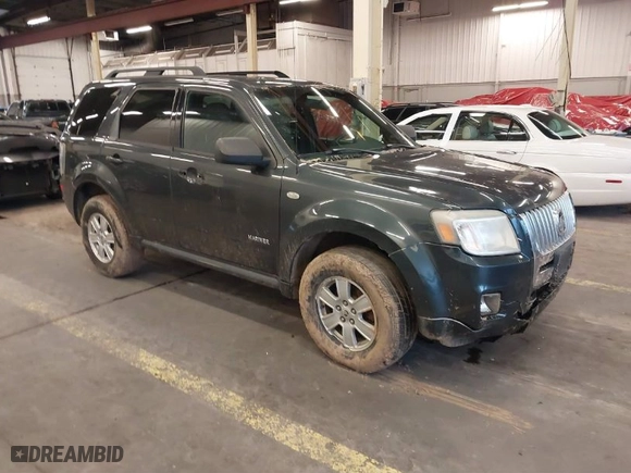 2008 Mercury Mariner with VIN 4M2CU81Z38KJ19197, listed as a IAAI auction lot 41233891 with 168,131 mi miles. Bid and sale history available at carsss.com. Image 1.