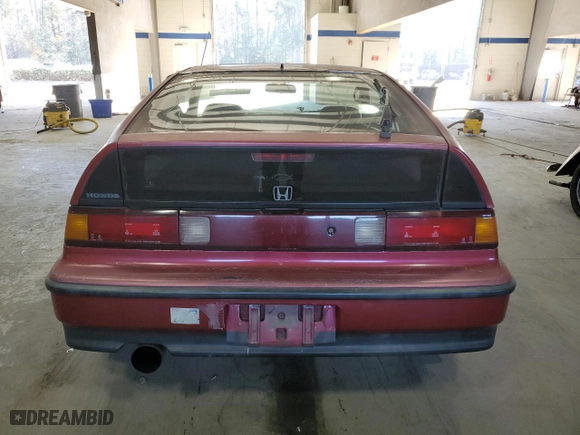1991 Honda CRX DX with VIN JHMED8455MS015861, listed as a Copart auction lot 82888244 with NaN miles and Salvage Title. Bid and sale history available at carsss.com. Image 6.