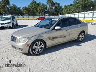 2010 Mercedes-Benz C-Class C 300 Sport with VIN WDDGF5EBXAR118838, listed as a Copart auction lot 50185105 with 146,712 mi miles and Salvage Title. Bid and sale history available at carsss.com. Image 1.