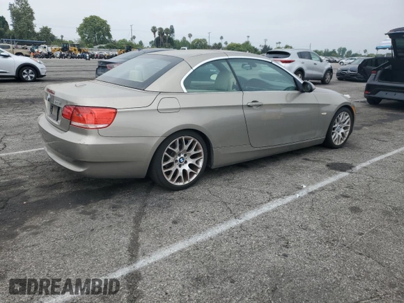 2007 BMW 3 Series 328i with VIN WBAWR33587PX78277, listed as a Copart auction lot 62495445 with 229,162 mi miles and Salvage title. Bid and sale history available at DreamBid. Image 3.