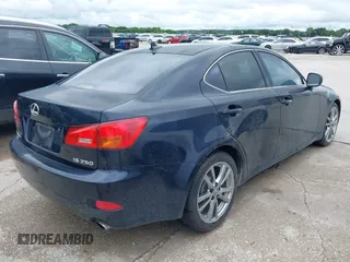 2008 Lexus IS 250 with VIN JTHBK262782065773, listed as a IAAI auction lot 42490607 with 163,084 mi miles and . Bid and sale history available at DreamBid. Image 4.