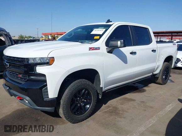 2021 Chevrolet Silverado 1500 LT Trail Boss with VIN 1GCPYFEL0MZ287029, listed as a IAAI auction lot 40706839 with 51,790 mi miles and . Bid and sale history available at DreamBid. Image 17.