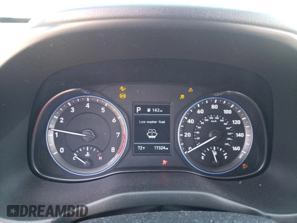 2021 Hyundai Kona SE with VIN KM8K1CAAXMU676089, listed as a Copart auction lot 41502065 with 17,324 mi miles and Non Repairable. Bid and sale history available at carsss.com. Image 9.