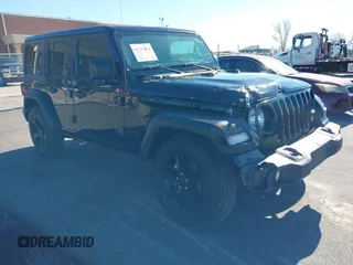 2022 Jeep Wrangler Unlimited Sport with VIN 1C4HJXDG0NW200459, listed as a IAAI auction lot 41740168 with 19,019 mi miles and . Bid and sale history available at DreamBid. Image 1.