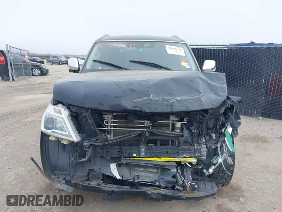 2018 Nissan Armada Platinum with VIN JN8AY2NF8J9333263, listed as a IAAI auction lot 41486915 with 126,536 mi miles. Bid and sale history available at carsss.com. Image 13.