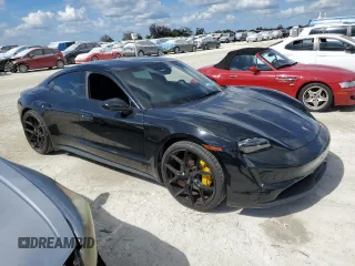 2022 Porsche Taycan with VIN WP0AA2Y16NSA11528, listed as a Copart auction lot 77314554 with 19,910 mi miles and Non repairable. Bid and sale history available at DreamBid. Image 4.