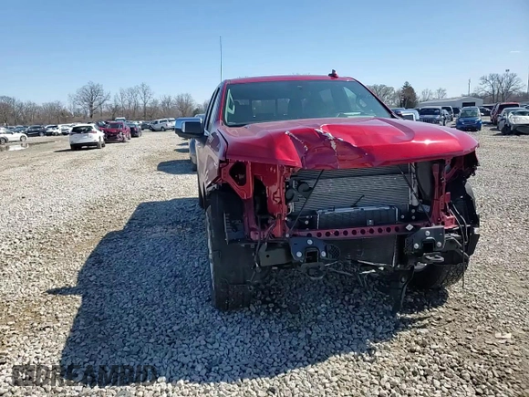 2024 Chevrolet Silverado 1500 LTZ with VIN 1GCUDGE89RZ382308, listed as a Copart auction lot 48109755 with 3,272 mi miles and Salvage Title. Bid and sale history available at DreamBid. Image 10.