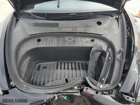 2023 Tesla Model 3 with VIN 5YJ3E1EA5PF421598, listed as a Copart auction lot 47036995 with 6,511 mi miles and Salvage Title. Bid and sale history available at carsss.com. Image 12.