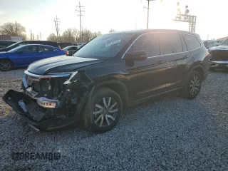2021 Honda Pilot EX-L with VIN 5FNYF6H54MB061668, listed as a Copart auction lot 82774114 with 54,942 mi miles and Salvage title. Bid and sale history available at DreamBid. Image 1.
