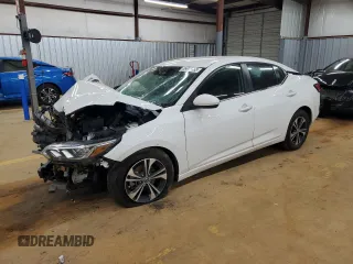 2021 Nissan Sentra SV z VIN 3N1AB8CV0MY317313, wystawiony jako Copart lot #55611155 z przebiegiem Nie podano mil oraz Szkoda całkowita • Salvage title. Historia ofert i sprzedaży dostępna na DreamBid. Obrazek 1.