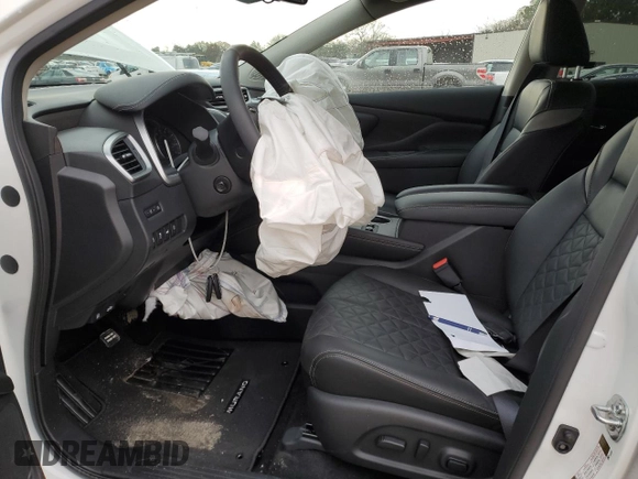 2024 Nissan Murano Platinum z VIN 5N1AZ2DS9RC126219, wystawiony jako Copart lot #86307474 z przebiegiem 452 mil mil oraz Szkoda całkowita • Salvage title. Historia ofert i sprzedaży dostępna na DreamBid. Obrazek 7.